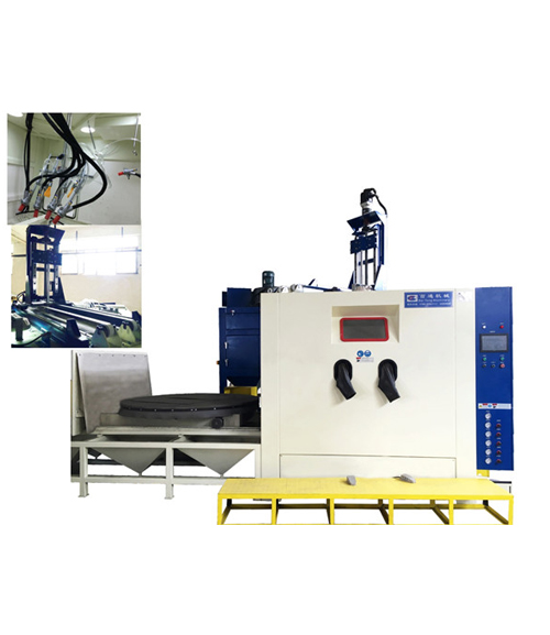 臺車轉(zhuǎn)盤吸入式自動(dòng)噴砂機(jī)